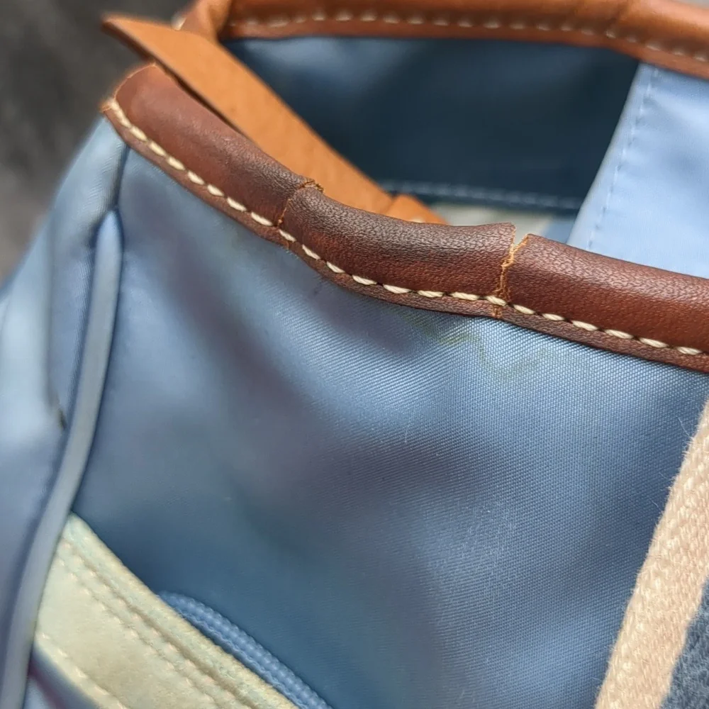 Coach nylon and suede bag 10663